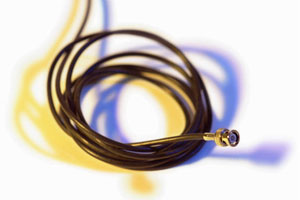 RF connectors with cable